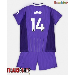 Tottenham Hotspur Archie Gray #14 Terza Maglia Bambino 2026-27 Manica Corta (+ Pantaloni corti)